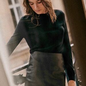 Sezane leather Mini Skirt